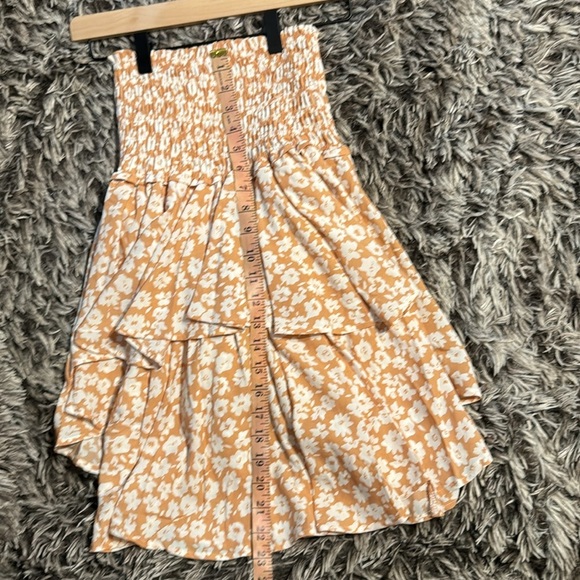 Make an offer! By Together tiered ruffle skirt in creamy orange Sizes Sm/M - Picture 6 of 6
